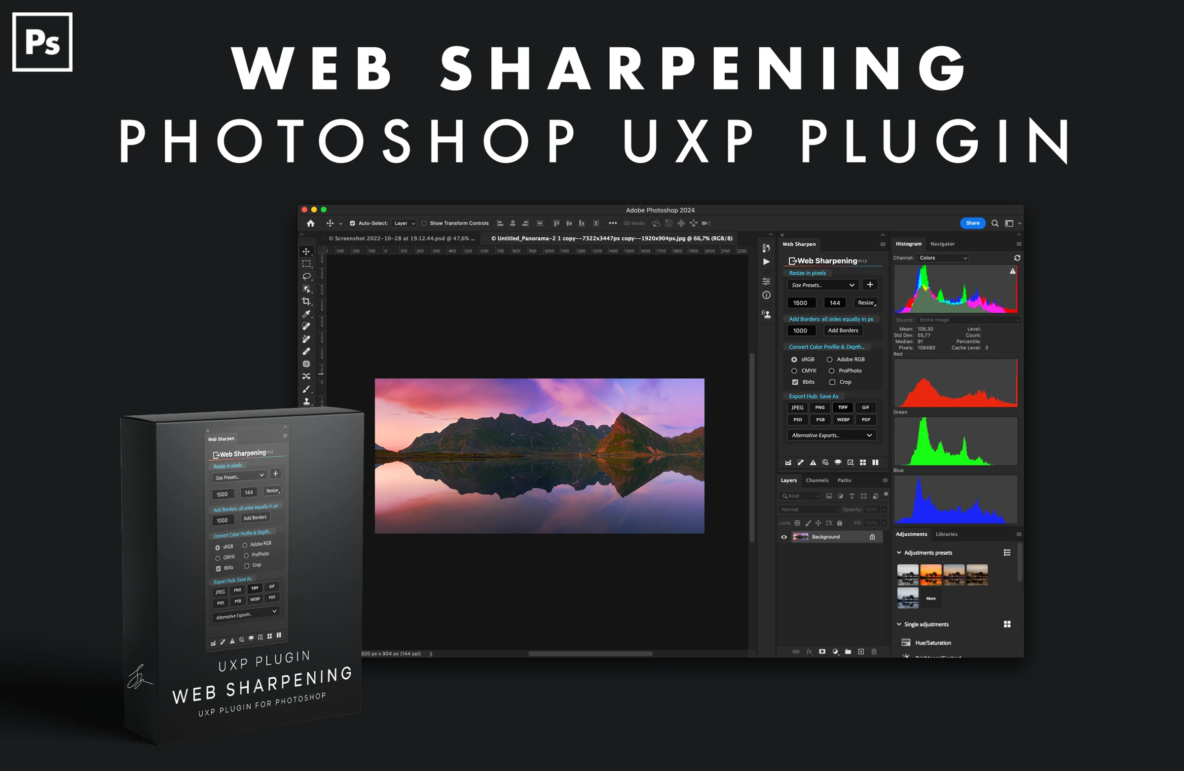 Web Sharpening Photoshop Plugin